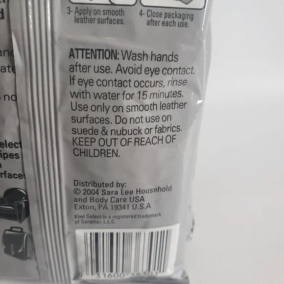 Kiwi Express Shine Clean And Shine Wipes Box of 6 Packs 15 Per Pack All Colours - Picture 11 of 14